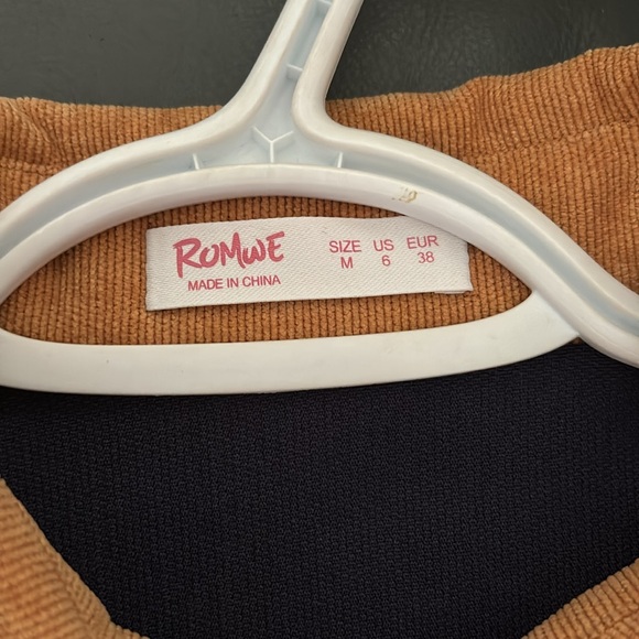 Velvet colour block button up - Picture 2 of 3